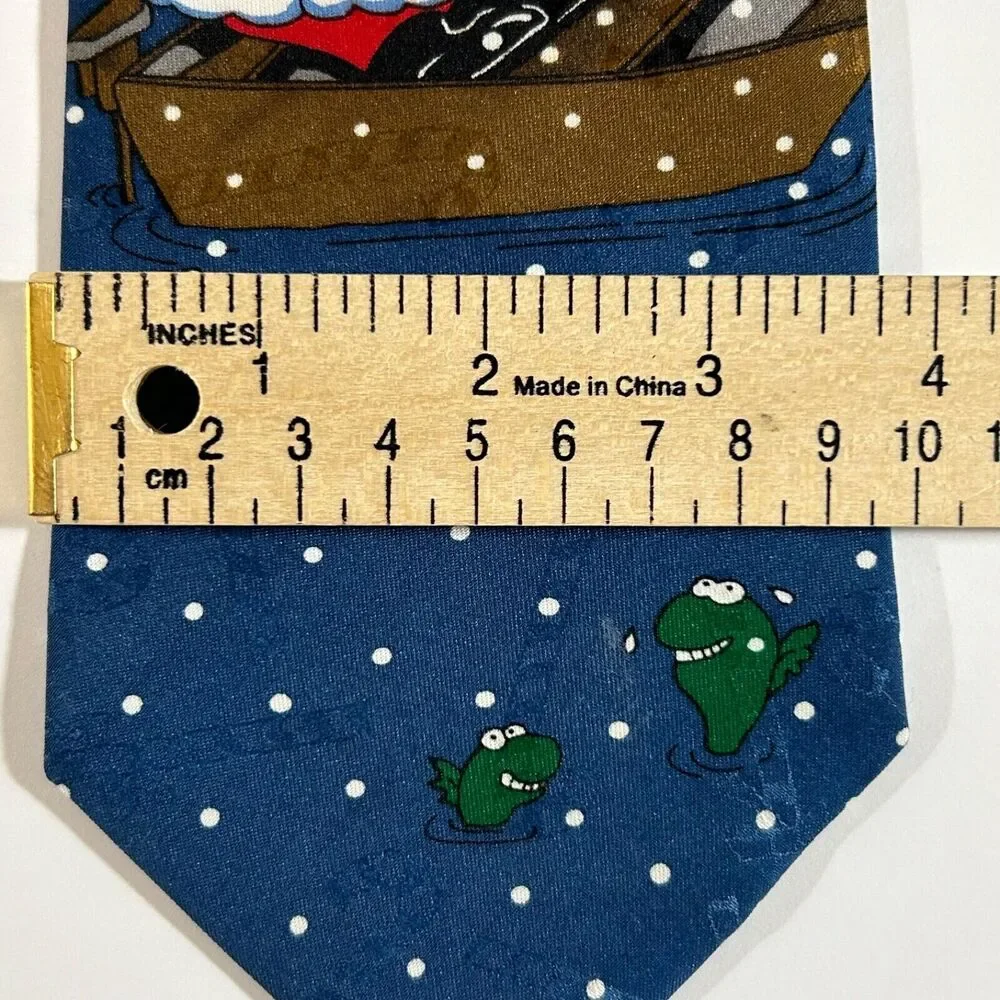 Hallmark Yule Tie Greetings Neck Tie Holiday Christmas Santa Candy Cane Lot of 2